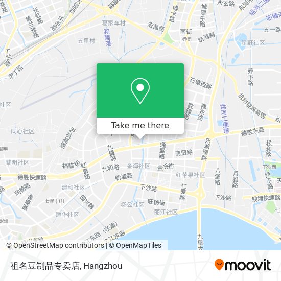 祖名豆制品专卖店 map