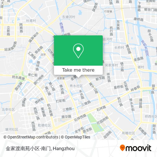 金家渡南苑小区-南门 map