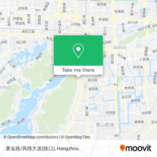 萧金路/风情大道(路口) map