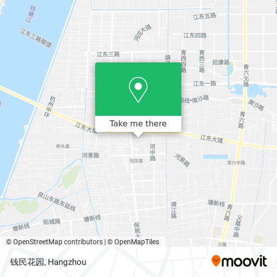 钱民花园 map