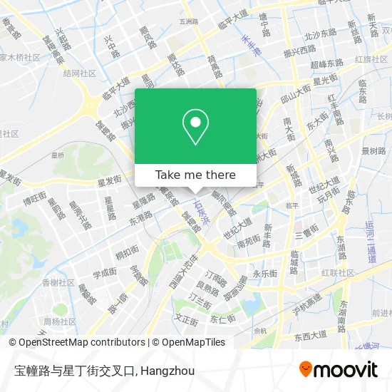 宝幢路与星丁街交叉口 map