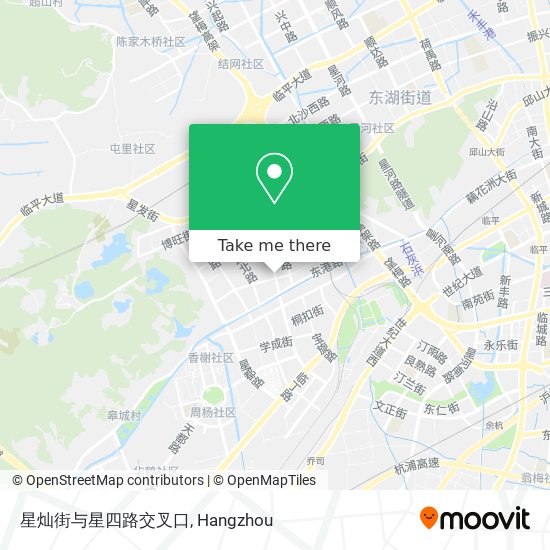 星灿街与星四路交叉口 map