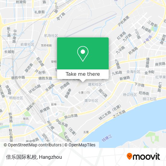 倍乐国际私校 map