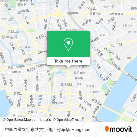 中国农业银行东站支行-地上停车场 map