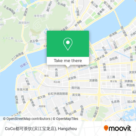 CoCo都可茶饮(滨江宝龙店) map