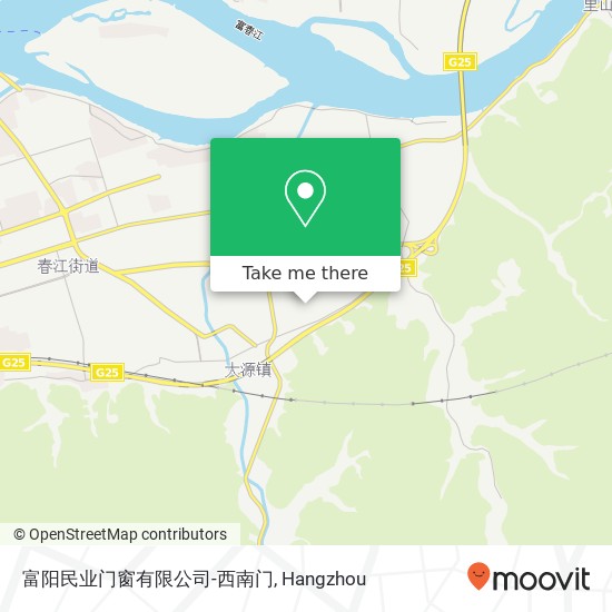 富阳民业门窗有限公司-西南门 map