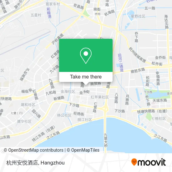 杭州安悦酒店 map