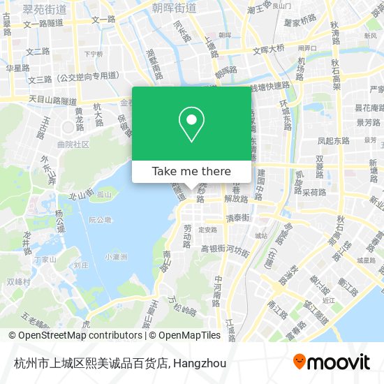 杭州市上城区熙美诚品百货店 map