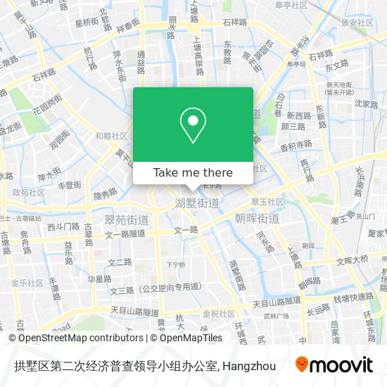 拱墅区第二次经济普查领导小组办公室 map