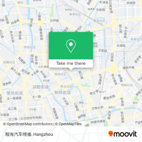 顺海汽车维修 map