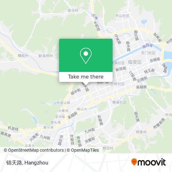 锦天路 map