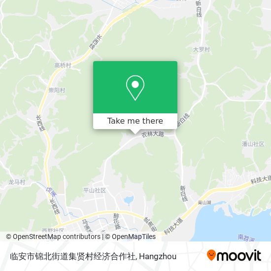 临安市锦北街道集贤村经济合作社 map