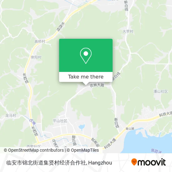 临安市锦北街道集贤村经济合作社 map