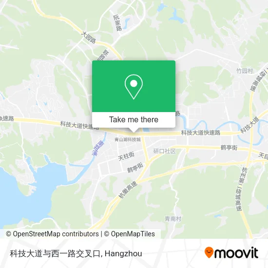 科技大道与西一路交叉口 map