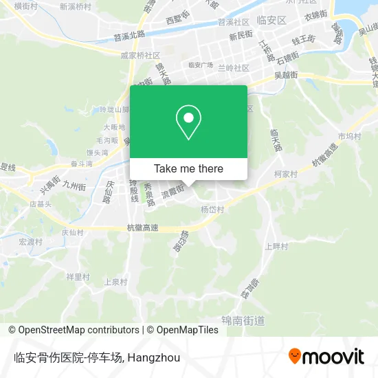 临安骨伤医院-停车场 map