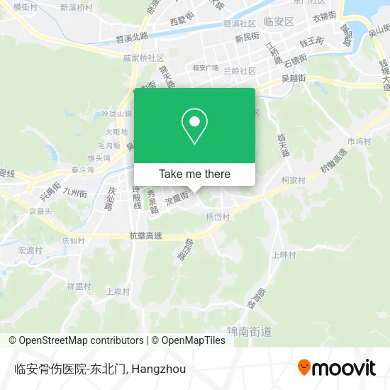 临安骨伤医院-东北门 map