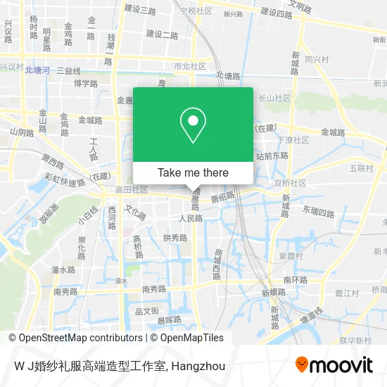 W J婚纱礼服高端造型工作室 map