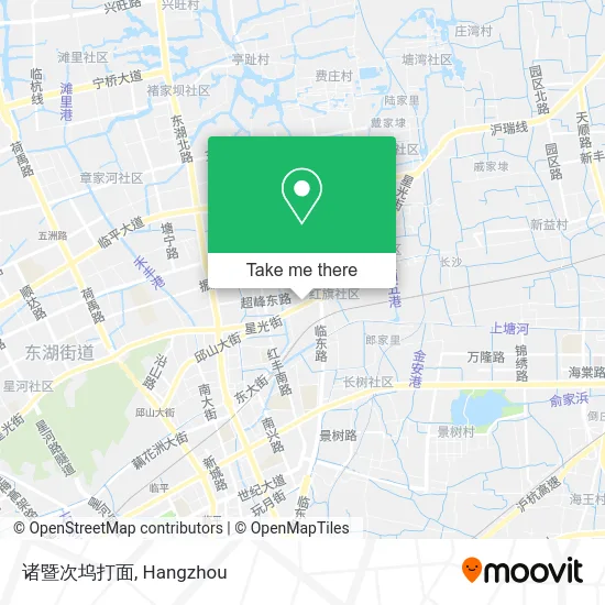 诸暨次坞打面 map