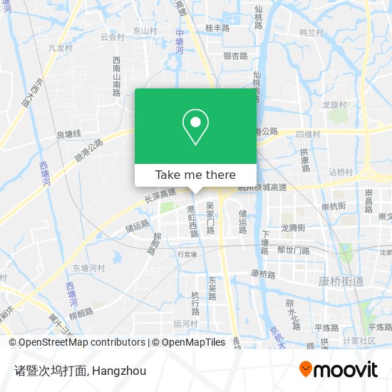 诸暨次坞打面 map