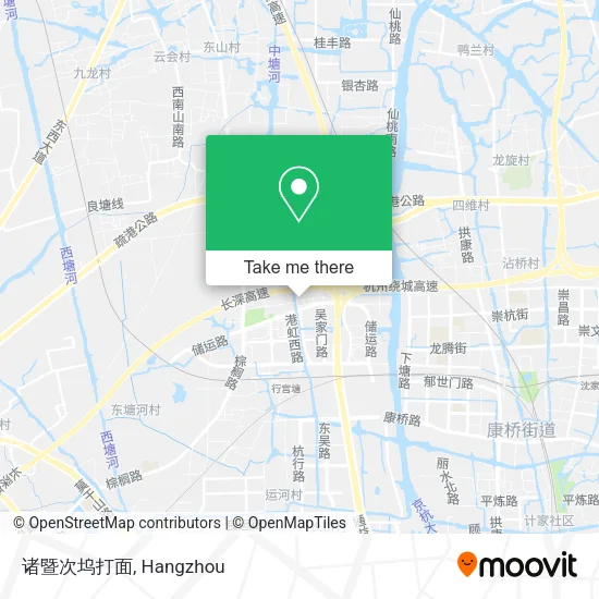 诸暨次坞打面 map
