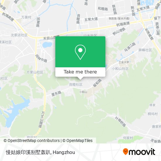 慢姑娘印溪别墅轰趴 map