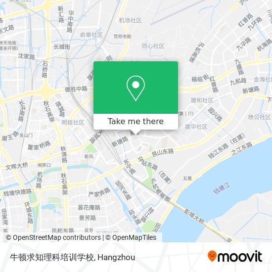 牛顿求知理科培训学校 map