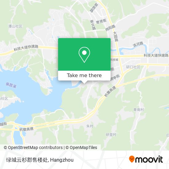 绿城云杉郡售楼处 map