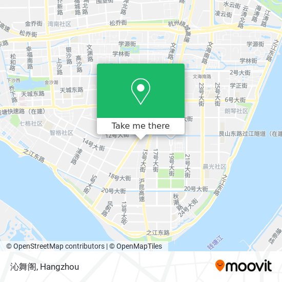 沁舞阁 map