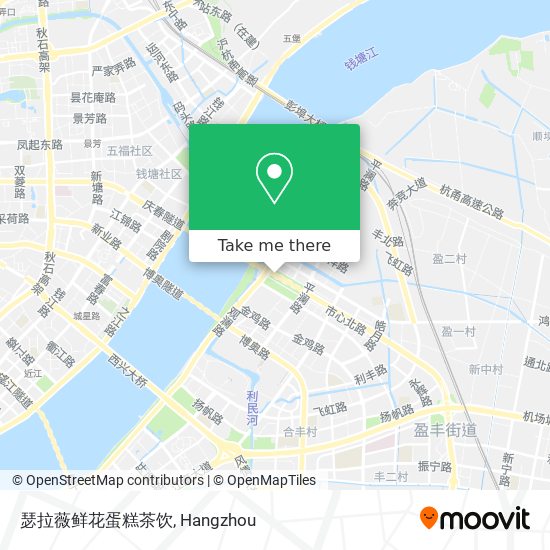 瑟拉薇鲜花蛋糕茶饮 map