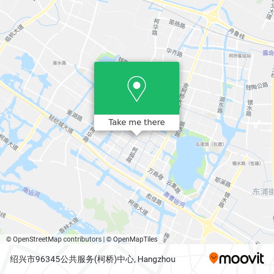绍兴市96345公共服务(柯桥)中心 map