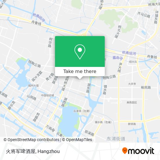 火将军啤酒屋 map
