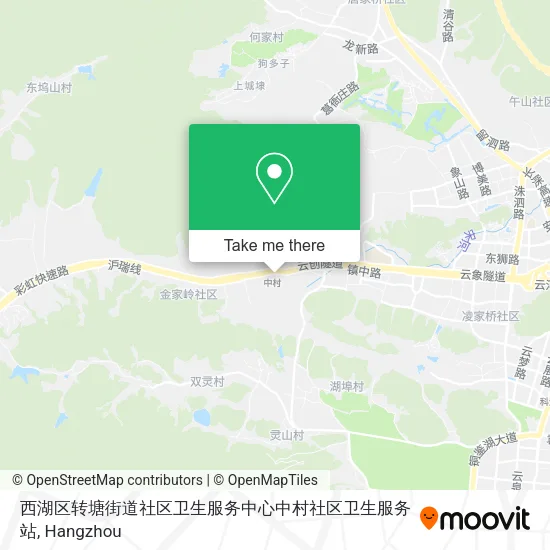 西湖区转塘街道社区卫生服务中心中村社区卫生服务站 map