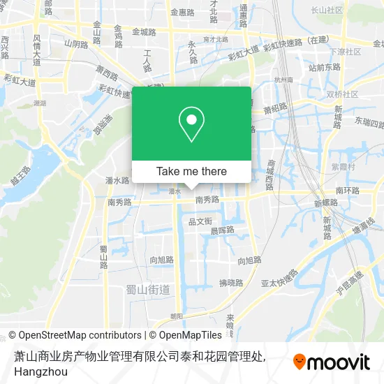 萧山商业房产物业管理有限公司泰和花园管理处 map