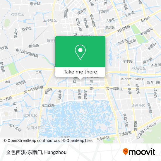 金色西溪-东南门 map
