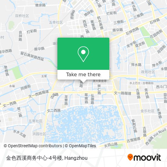 金色西溪商务中心-4号楼 map