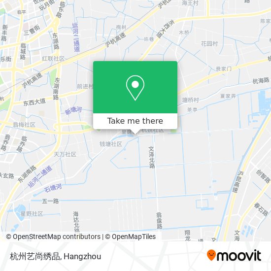 杭州艺尚绣品 map