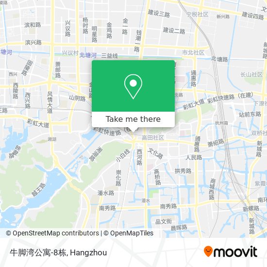 牛脚湾公寓-8栋 map