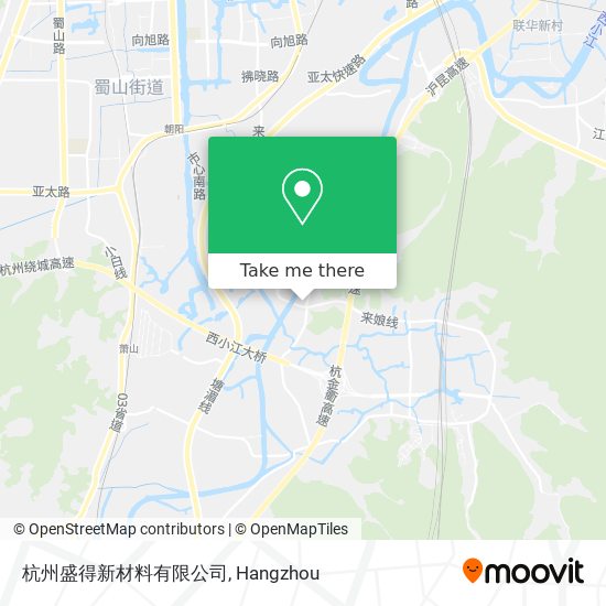 杭州盛得新材料有限公司 map