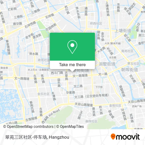翠苑三区社区-停车场 map