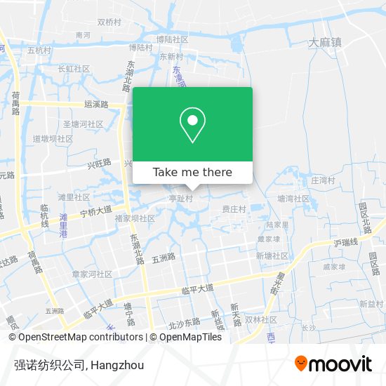 强诺纺织公司 map