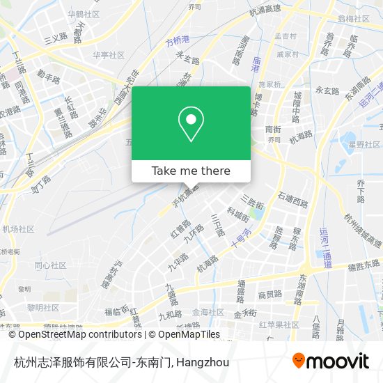 杭州志泽服饰有限公司-东南门 map
