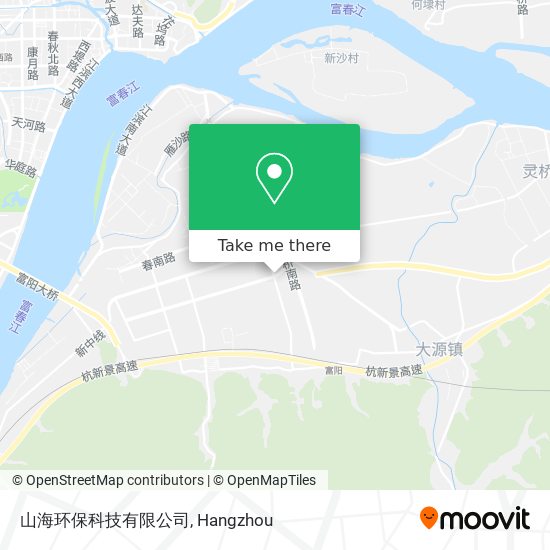 山海环保科技有限公司 map