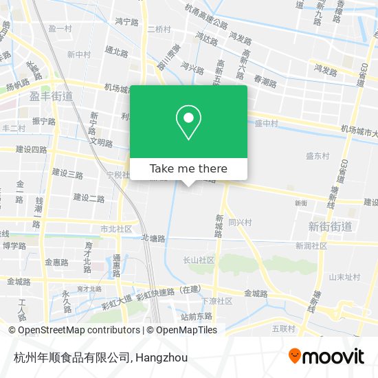 杭州年顺食品有限公司 map