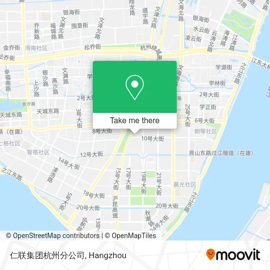 仁联集团杭州分公司 map