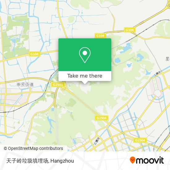 天子岭垃圾填埋场 map