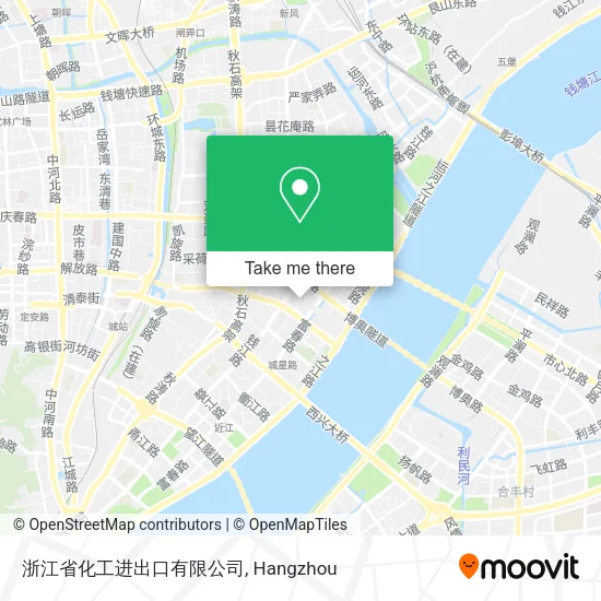 浙江省化工进出口有限公司 map