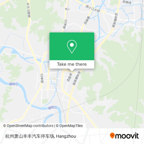 杭州萧山丰丰汽车停车场 map