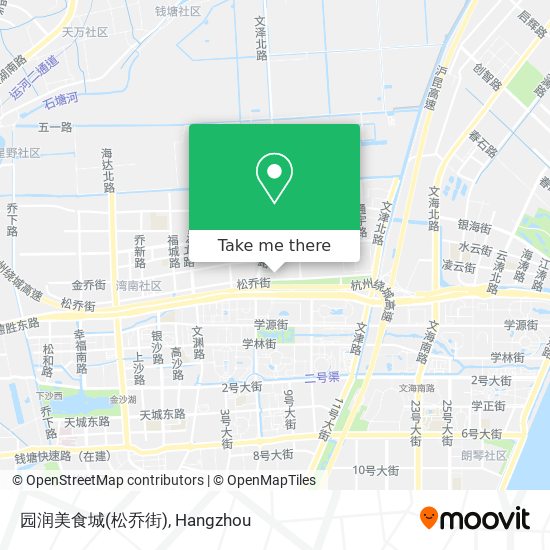 园润美食城(松乔街) map