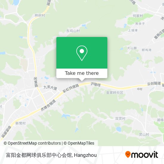 富阳金都网球俱乐部中心会馆 map