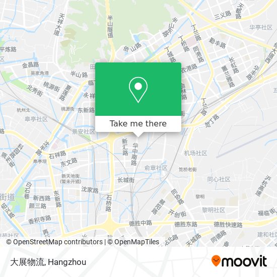 大展物流 map